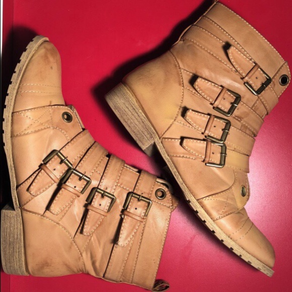 Brown Leather Boots